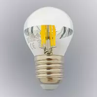 Żarówka FL LED P45 5W E27 4200K Half Silver