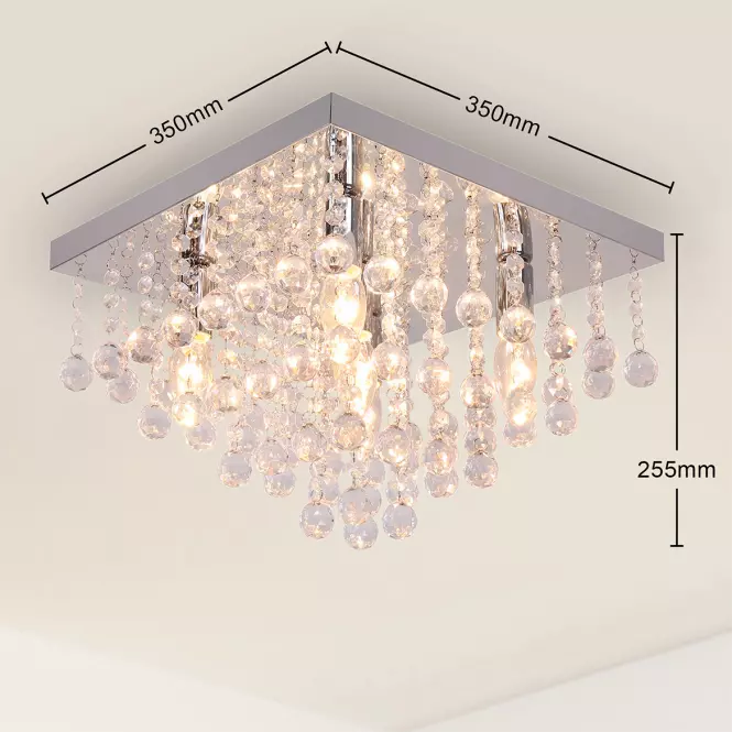 Lampa Piccadilly -4CK AP8770-04C chrom kwadrat LW4