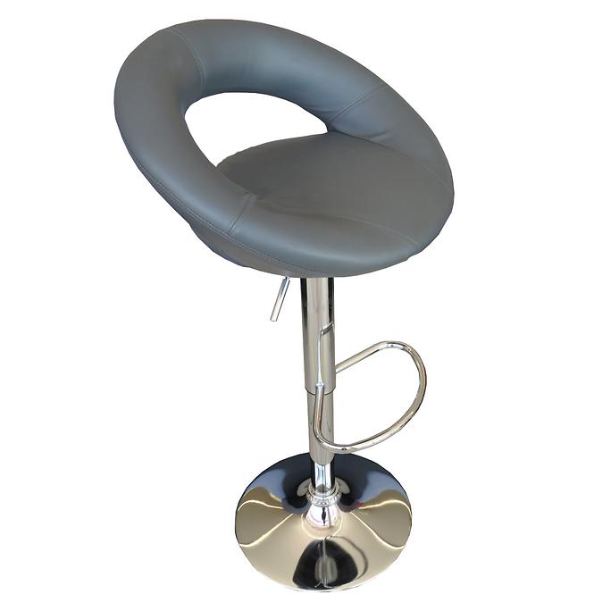 Krzesło barowe Flex szary 7113