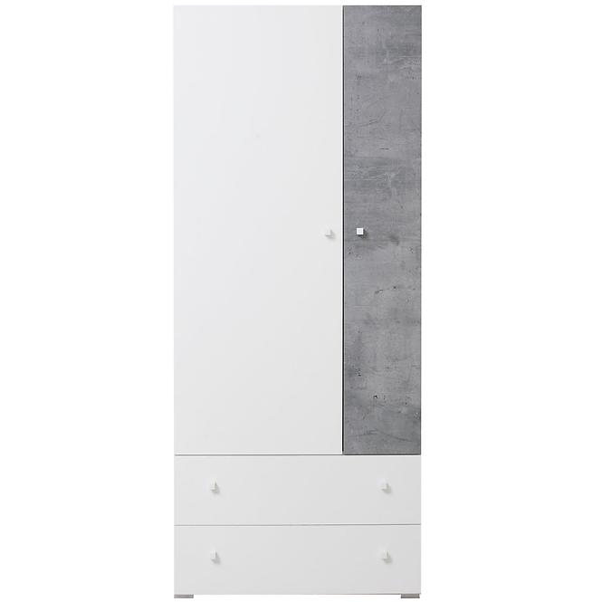 Szafa Sigma Si1 Biały Lux/Beton