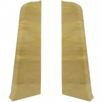 Zaślepki lewa+prawa do listwy SG75 - J7 Orzech złoty-1+1 szt