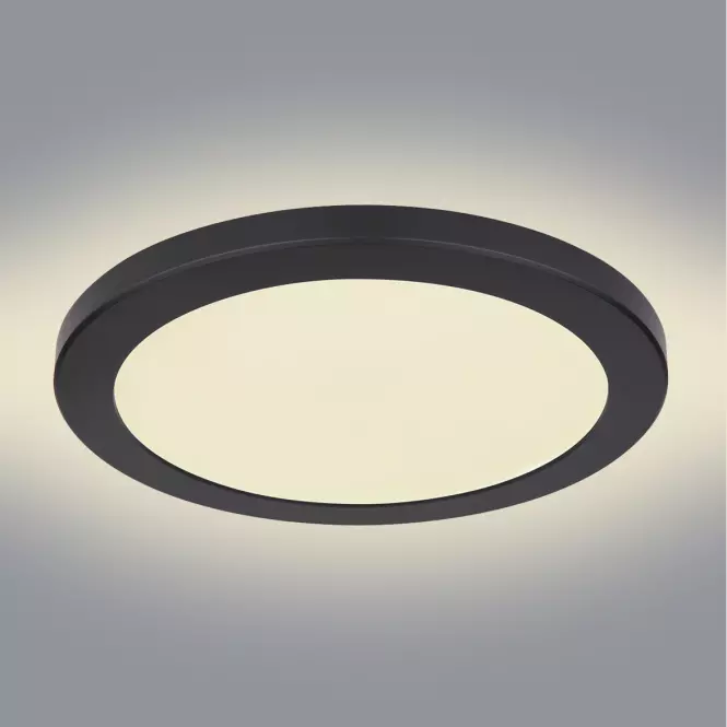 Plafon 12379-24B LED 24W D30 czarny PL1