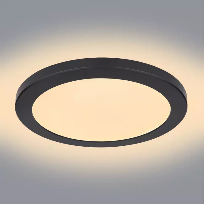 Plafon 12379-24B LED 24W D30 czarny PL1,2