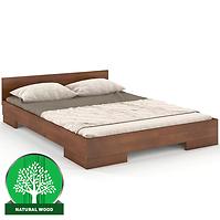 Łóżko Drewniane Bukowe Skandica Spectrum Niskie 90x200 Orzech
