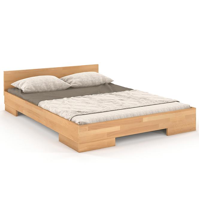 Łóżko Drewniane Bukowe Skandica Spectrum Niskie 120x200 Naturalny