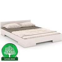 Łóżko Drewniane Bukowe Skandica Spectrum Niskie 120x200 Biały