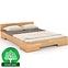 Łóżko Drewniane Bukowe Skandica Spectrum Niskie 160x200 Naturalny