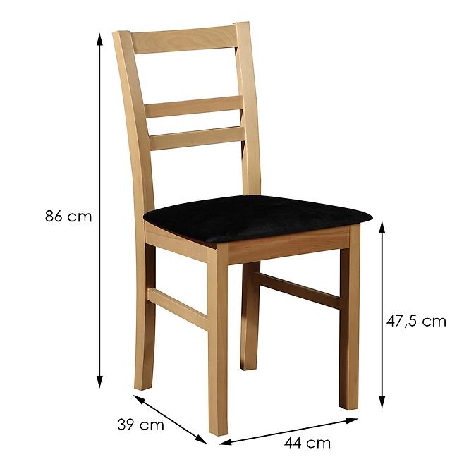 Krzesło W107 dąb wotan tk.primo 8802