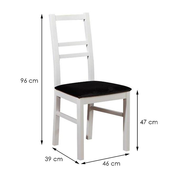Krzesło W130 białe tk.primo 8802