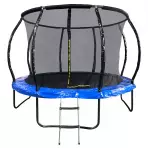 Trampolina ogrodowa PREMIUM z drabinką 427cm niebieska Trampolina ogrodowa PREMIUM z drabinką 427cm niebieska