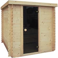 Sauna zewnętrzna kwadratowa 2x2 + piec Harvia