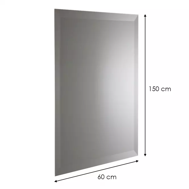 Lustro łazienkowe fazowane 2,5cm 60x150,2