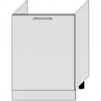 Szafka Kuchenna Bono D60zl Pl Biała Alaska/Biały
