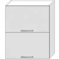 Szafka Kuchenna Bono W60grf/2 Biała Alaska/Biały