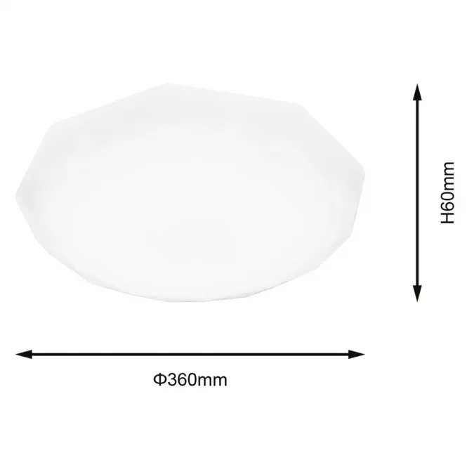 Plafon Atomic EK76705 16W 4000K PL1