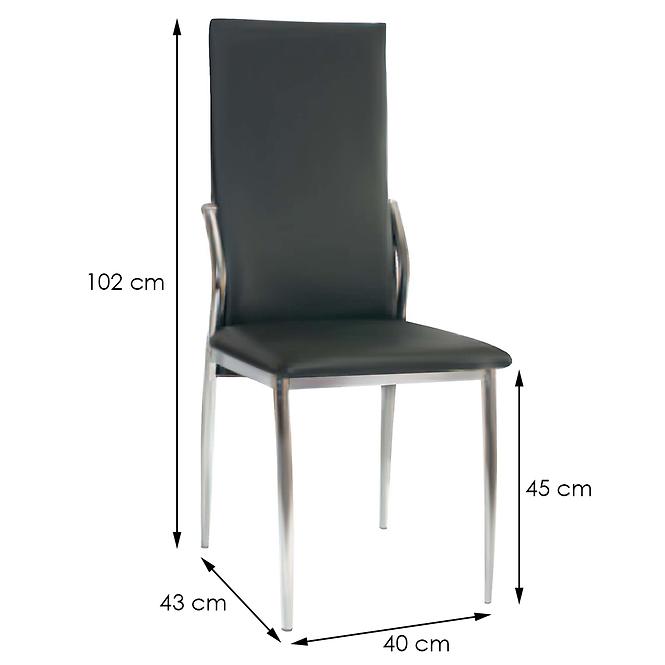 Krzesło Sawanna czarne