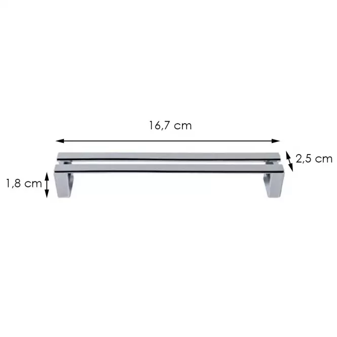 Uchwyt Chrom Połysk Linea Plus (160)