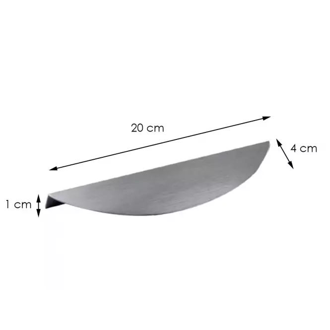 Uchwyt Inox Edge Bow (160)