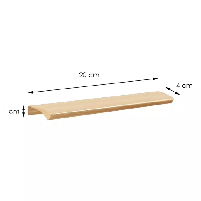 Uchwyt Edge Straight Złoty (160)