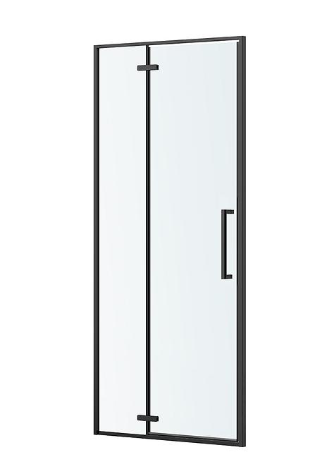 Drzwi prysznicowe Etna 120x195 czarny profil