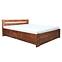 Łóżko Drewniane Lulea Plus 160x200 Olcha wyb. Orzech,2