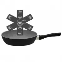 Patelnia Elo 24cm protector basalt