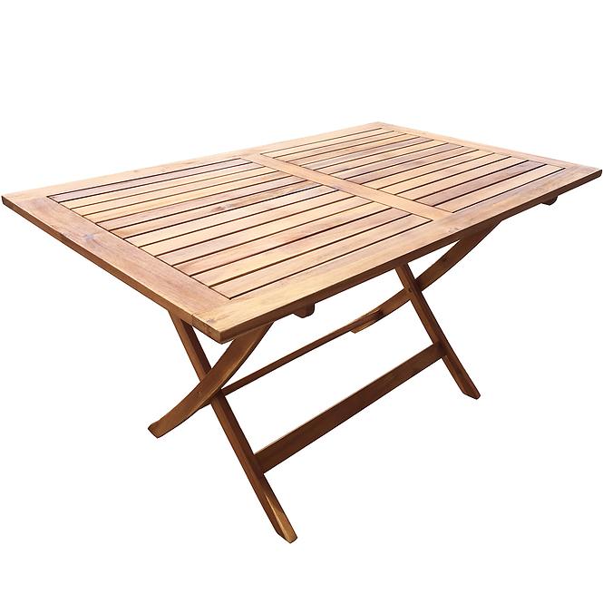Drewniany prostokątny stół 130x80x72 cm