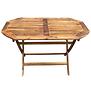 Drewniany owalny stół 120x75x72 cm