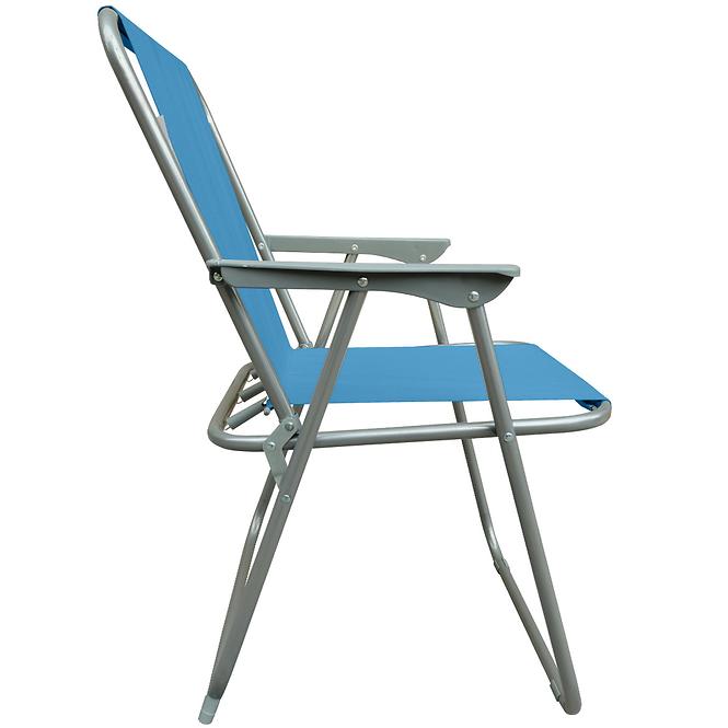 Krzesło składane Piknik niebieskie