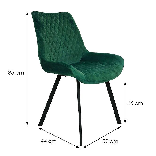 Krzesło Kansas zielone