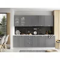 Kuchnia Adele 260 Szary Mat Bb