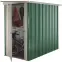 Domek ogrodowy metalowy 54GPE 158x120 cm zielony,2