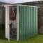 Domek ogrodowy metalowy 54GPE 158x120 cm zielony,4