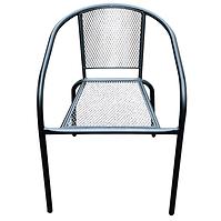 Krzesło ogrodowe metalowe czarne