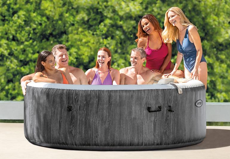 Jacuzzi ogrodowe INTEX Spa Pure Greywood Deluxe 2.16x0.71 m