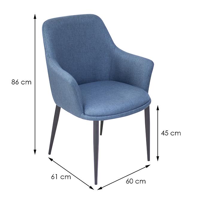 Krzesło DC 286 Parma 9 Niebieski