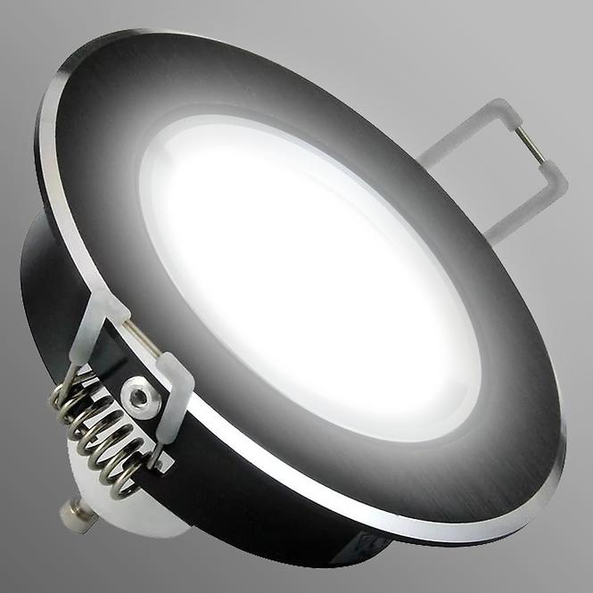 Lampa LED Oczko czarny szczotkowany 3W1 6W 4000K