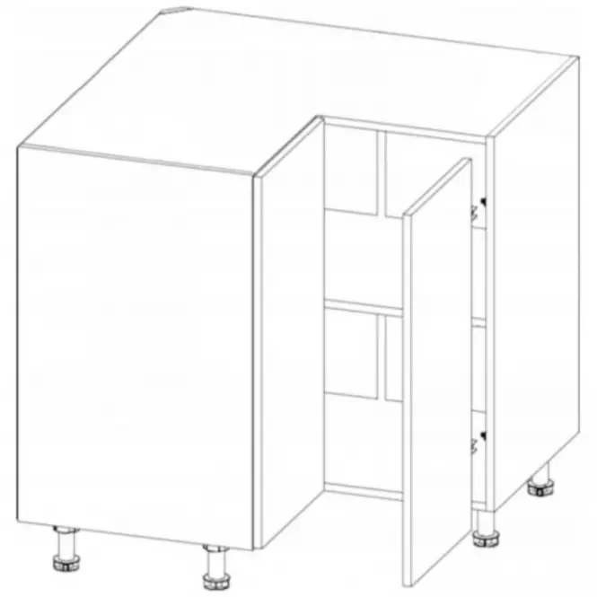 Szafka kuchenna Gardena D90N white,2