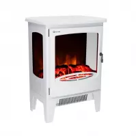 Kominek elektryczny NORA biały 1800W