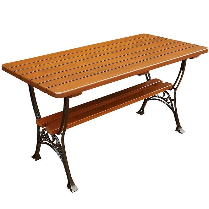 Komplet Królewski 2, 1 stół + 2 ławki z podłokietnikami, cyprys