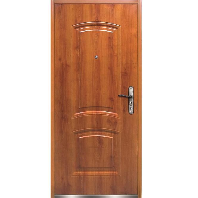 Drzwi wewnątrzklatkowe RA-08-03 złoty dąb 90L