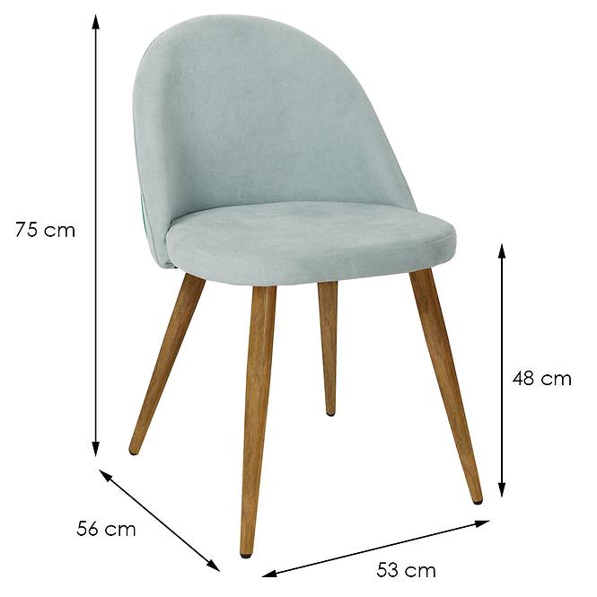 Krzesło Banff 80107cm-V15 jasny niebieski