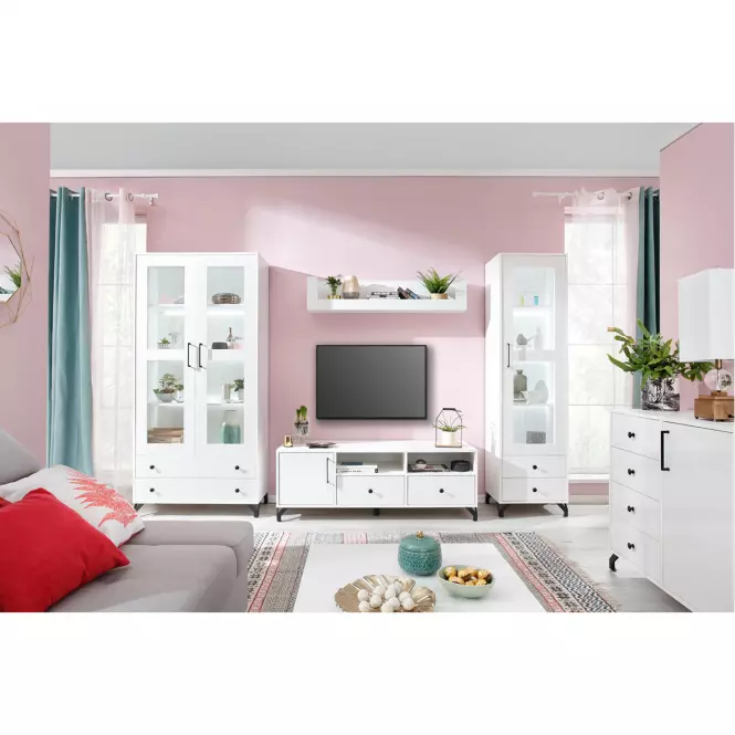 Łóżko Bergen Be 13 Biały Lux/Biały Połysk