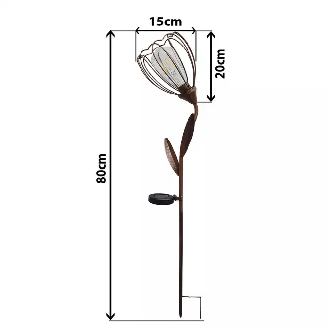 HD 309 LILLY PODWIESZANE SOLARNA OŚWIETLENIE ZEWNĘTRZNE