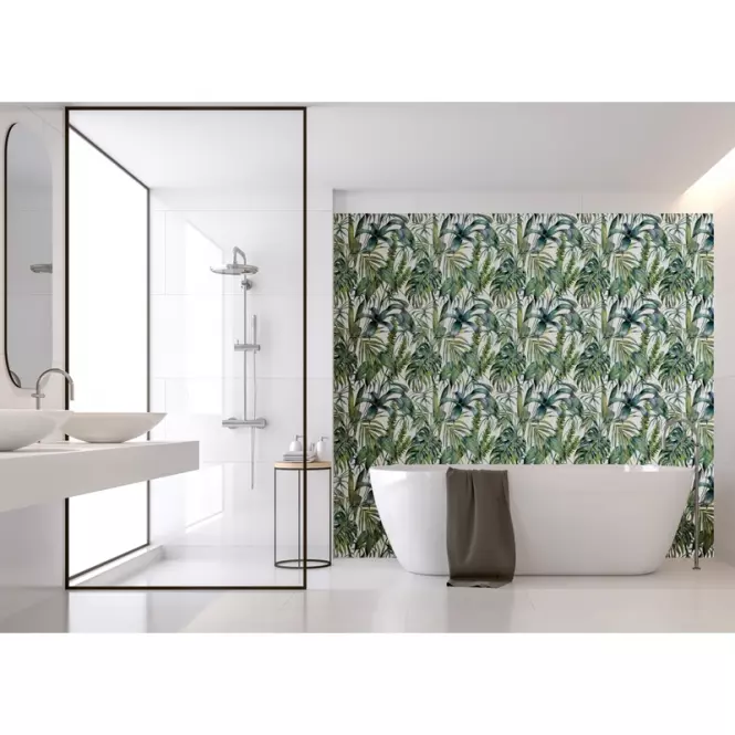 Dekor Mural Gresowy 60/60 Tropic-3 White Str,2