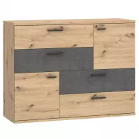 Komoda Skive Dąb Artisan/Beton