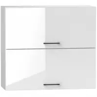 Szafka kuchenna Oscar W80GRF/2 biały połysk/biały