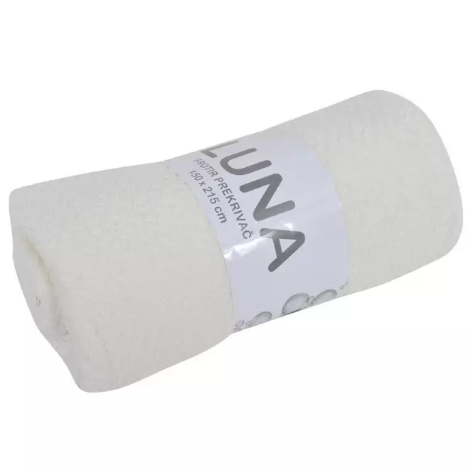 Narzuta Luna bawełna 200x215 biała