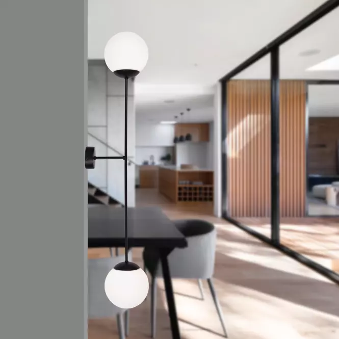 Lampa Savoy Czarny/Biały/Metal K-4927 LW2