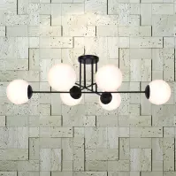 Lampa Savoy Czarny/Biały/Metal K-4925 LW6